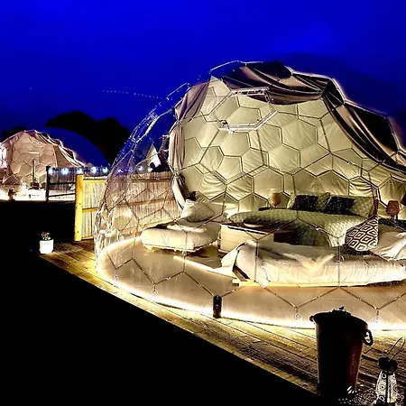 Lüks kamp alanı Deerstone Glamping -malham Cove Dome Earby