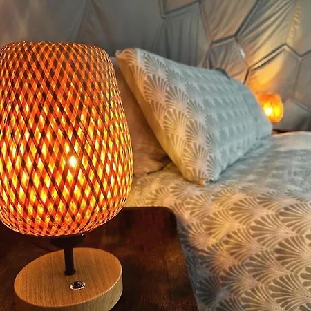 Lüks kamp alanı Deerstone Glamping -malham Cove Dome *